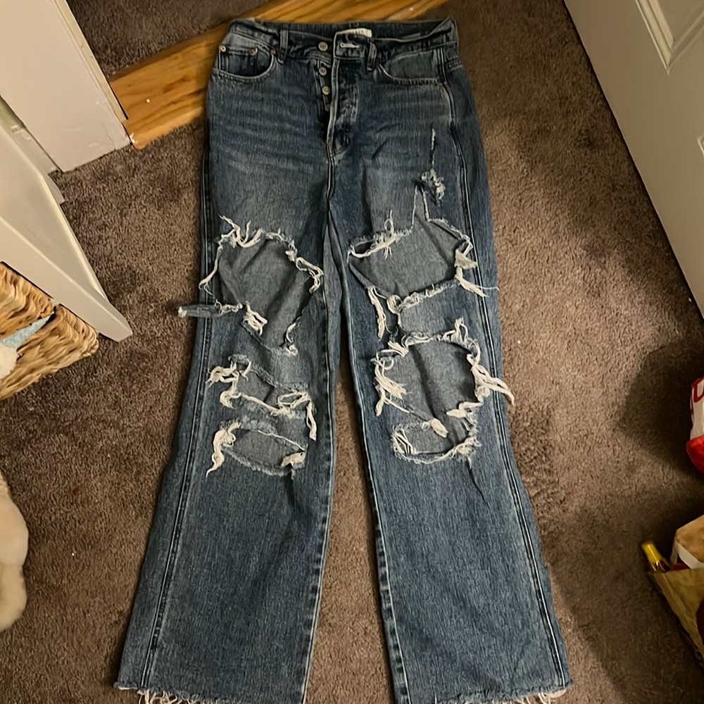 Pacsun Baggy Distressed Jeans